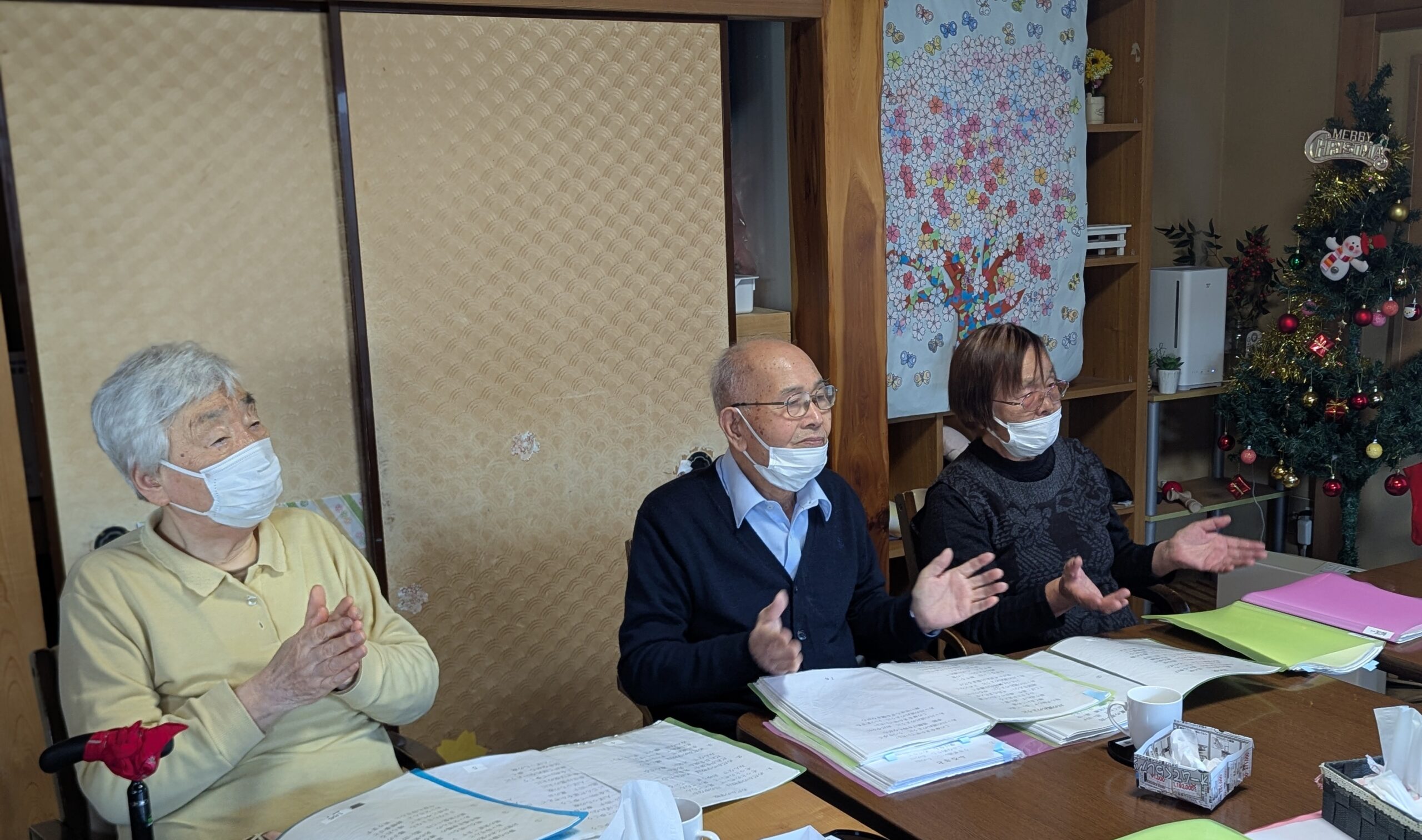 合唱するご利用者様